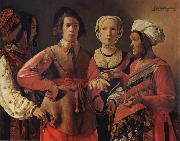 Georges de La Tour The Fortune Teller oil painting picture wholesale